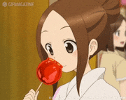 からかい上手の高木さん2【公式】的gif的gif-もぐもぐ