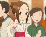 からかい上手の高木さん2【公式】的gif的gif-輪投げ