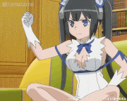 TVアニメ「ダンジョンに出会いを求めるのは間違っているだろうか」第2期【公式】的gif的gif-ダメ！絶対！