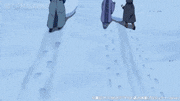 TVアニメ「ソマリと森の神様」【公式】的gif的gif-雪だるま