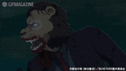 TVアニメ「BEASTARS ビースターズ」【公式】的gif的gif-これ以上、彼女に手出しはさせない