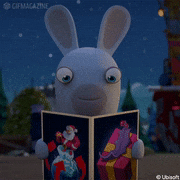 ラビッツ【公式】的gif的gif-読書