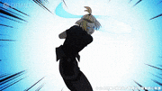 アニメ「炎炎ノ消防隊」【公式】的gif的gif-硬い・・・！