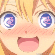 TVアニメ「叛逆性ミリオンアーサー」公式的gif的gif-【ステッカー】あらー♡