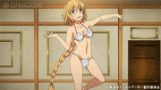 TVアニメ「叛逆性ミリオンアーサー」公式的gif的gif-これでファルサリアをノックアウトできるでしょ！