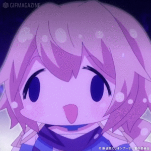 TVアニメ「叛逆性ミリオンアーサー」公式的gif的gif-【ステッカー】ショック...