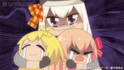 TVアニメ「叛逆性ミリオンアーサー」公式的gif的gif-お前らには死に方を選ばせてやるよ・・・