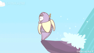 アニメ「ばなにゃ ふしぎななかまたち」【公式】的gif的gif-忍者