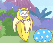 アニメ「ばなにゃ ふしぎななかまたち」【公式】的gif的gif-すみません！