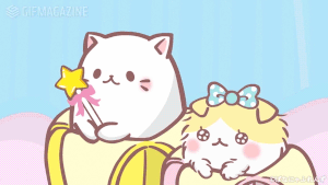 アニメ「ばなにゃ ふしぎななかまたち」【公式】的gif的gif-ありがとうー！