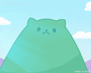アニメ「ばなにゃ ふしぎななかまたち」【公式】的gif的gif-眠い・・・