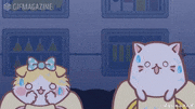 アニメ「ばなにゃ ふしぎななかまたち」【公式】的gif的gif-後ろから・・・