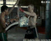 映画「暁に祈れ」【公式】的gif的gif-連続キック