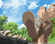 アニメ「Dr.STONE(ドクターストーン)」【公式】的gif的gif-うおおおおおお！