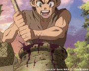 アニメ「Dr.STONE(ドクターストーン)」【公式】的gif的gif-うおおお！