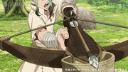 アニメ「Dr.STONE(ドクターストーン)」【公式】的gif的gif-キャッチ