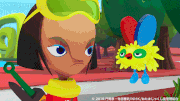 キャラとおたまじゃくし島【公式】的gif的gif-すっとリンゾーの手が伸びてきて、一枚の絵を見せる