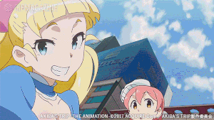 GONZO（ゴンゾ）【公式】的gif的gif-AKIBA’S TRIP -THE ANIMATION-