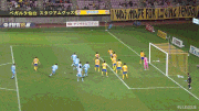 準決勝ハイライト 2017 JリーグYBCルヴァンカップ的gif的gif-【72分】知念の取ったCKから奈良竜樹(川崎F:３)がGOAL