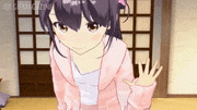 響木アオ【公式】的gif的gif-バイバイ2
