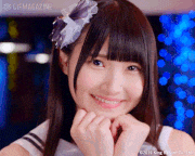 虹のコンキスタドール【公式】的gif的gif-片岡未優　「ウインク」