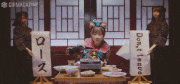 わーすた【公式】的gif的gif-廣川奈々聖「素敵な彼とサーロイン」