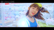 わーすた【公式】的gif的gif-松田美里　拍手