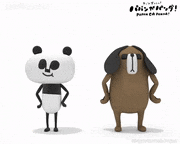 パパンがパンダ！【公式】的gif的gif-またね