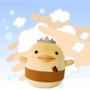 いまばりバリィさん的gif的gif-手を洗おう