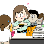 三井住友カード【公式】的gif的gif-混雑するレジあるある by アメヒロ