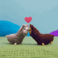 每日GIF(2020-04-30)的gif-Stop-Motion Love GIF by Mochimochiland