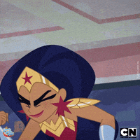 每日GIF(2020-04-30)的gif-Wonder Woman Charge GIF by DC Comics