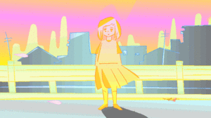 theGIFs 2016的gif的gif-優秀賞　ないとうh「わたしの街のUFO」