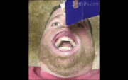GIFMAGAZINE MEME的gif的gif-シリアルとミルクで口を大きく開ける技の持ち主