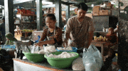 GIFMAGAZINE PRESS的gif的gif-ココナッツ粉末の袋詰