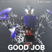 SKELETONICS的gif的gif-GOOD JOB
