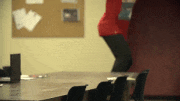 GIFMAGAZINE MEME的gif的gif-会議室の机で