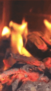 たき火的gif的gif-温かいたき火