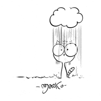每日GIF(2020-05-02)的gif-Cat Rain GIF by marko