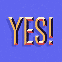 每日GIF(2020-05-02)的gif-Typography Yes GIF by Mat Voyce