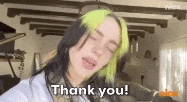 每日GIF(2020-05-03)的gif-Billie Eilish Thank You GIF by Kids' Choice Awards