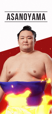 日本相撲協会【公式】的gif的gif-朝乃山　動く待受