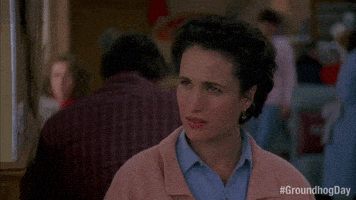 每日GIF(2020-05-08)的gif-Andie Macdowell Ugh GIF by Groundhog Day