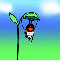 每日GIF(2020-05-17)的gif-Happy Bug GIF by GIPHY Studios Originals