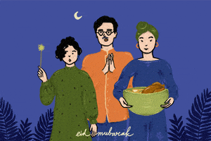 每日GIF(2020-05-24)的gif-Eid Ul Fitr Eid GIF by GIPHY Studios Originals