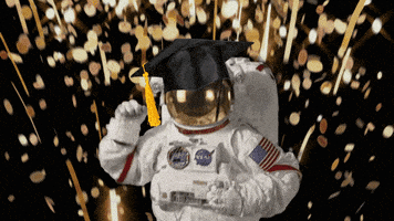 每日GIF(2020-05-24)的gif-Graduation Astronaut GIF by NASA