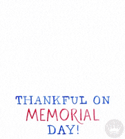 每日GIF(2020-05-25)的gif-American Flag Memorial Day Weekend GIF by Hallmark eCards