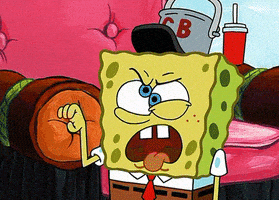 每日GIF(2020-05-27)的gif-Blah Blah Blah Shut Up GIF by SpongeBob SquarePants