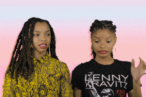 每日GIF(2020-06-02)的gif-Awkward What Are You Doing GIF by Chloe x Halle