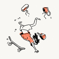 每日GIF(2020-06-15)的gif-Illustration Fail GIF by janice chun